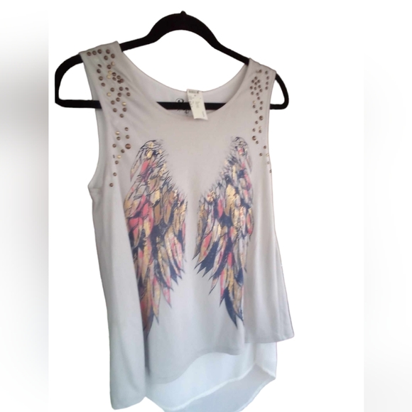 ANGEL WINGS TANK TOP BY ROCK - Picture 1 of 4